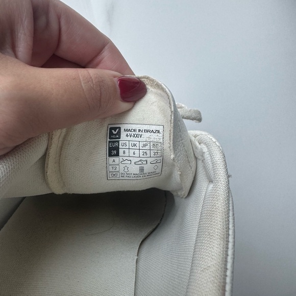 Veja Off-White Canvas Sneakers - Picture 4 of 8